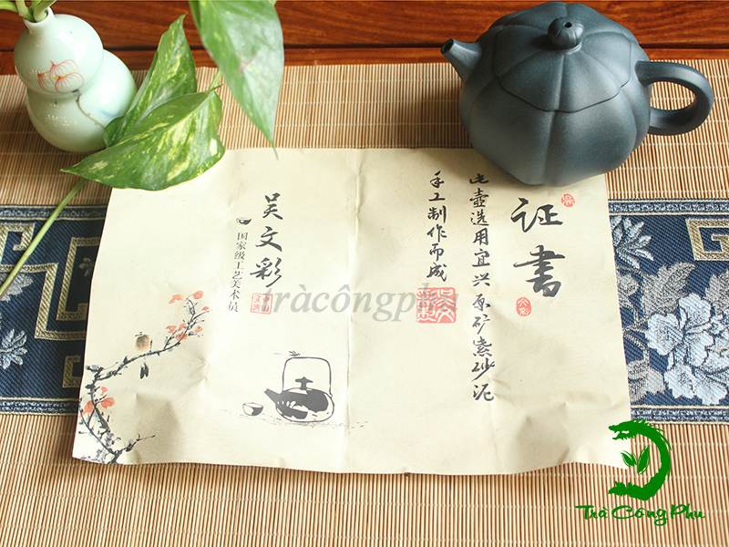 Ấm Tử Sa Tây Thi Lăng Hoa Lam Sa -  ATS1153